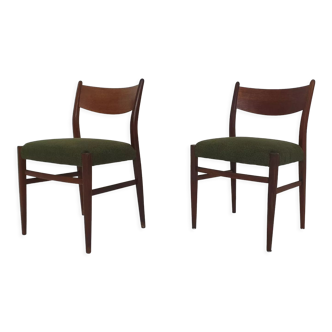 Set of two teak Pastoe "SA10" dining chairs, The Netherlands 1959