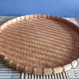Braided bamboo platter