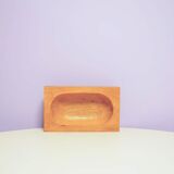 Light wood rectangular bowl
