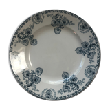 Longwy model Bengali round earthenware dish