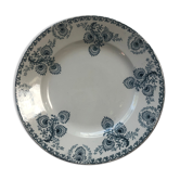Longwy model Bengali round earthenware dish