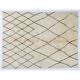 Contemporary Moroccan Rug Made of Natural Wool, Diamond Design Tulu Carpet