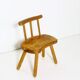Tabouret suédois en pin 1975
