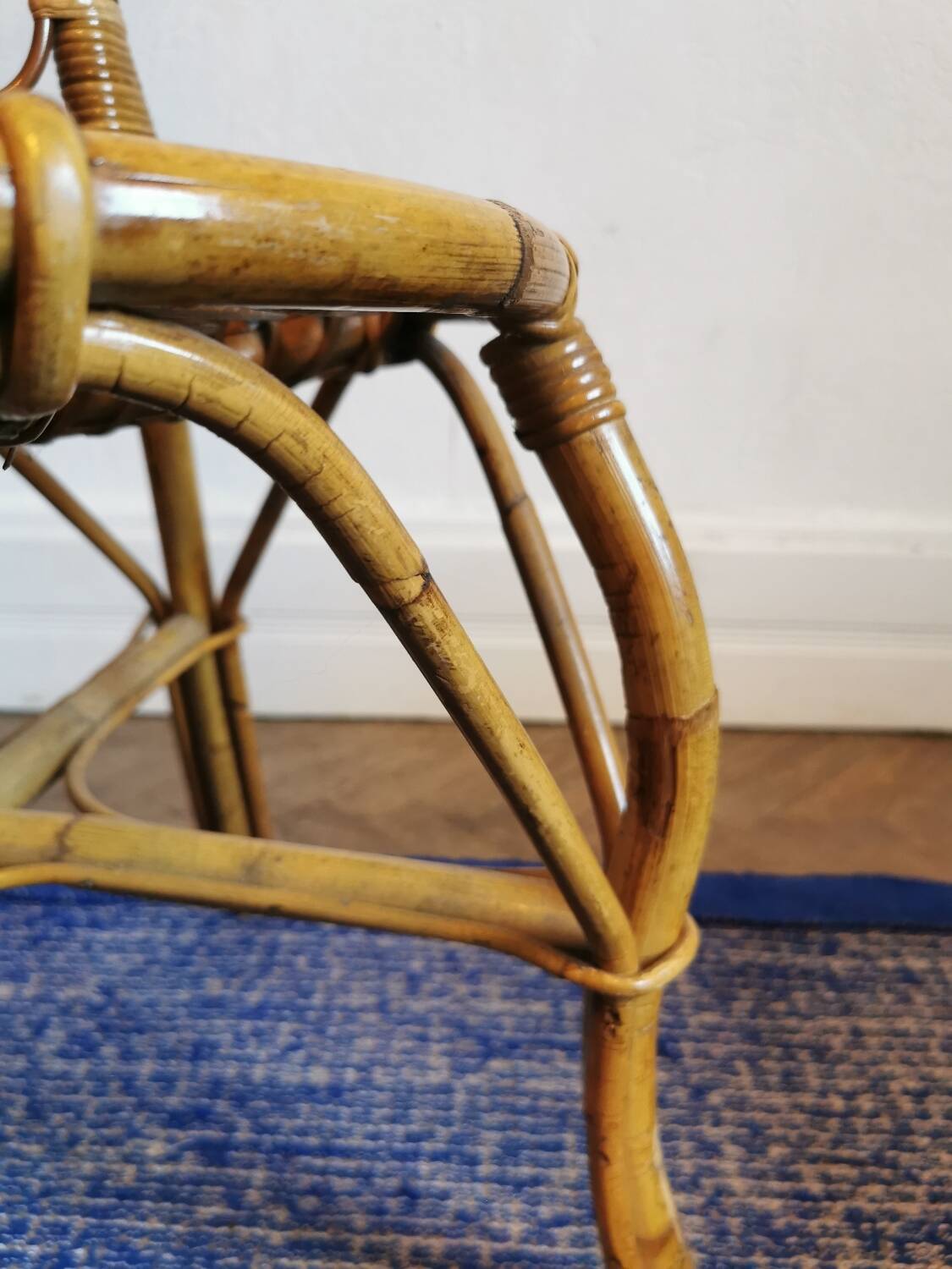 Dirk von Sliedregt rattan chair circa 1950