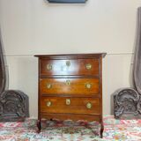 Louis XV Mahogany Chest of Drawers, 18th Century