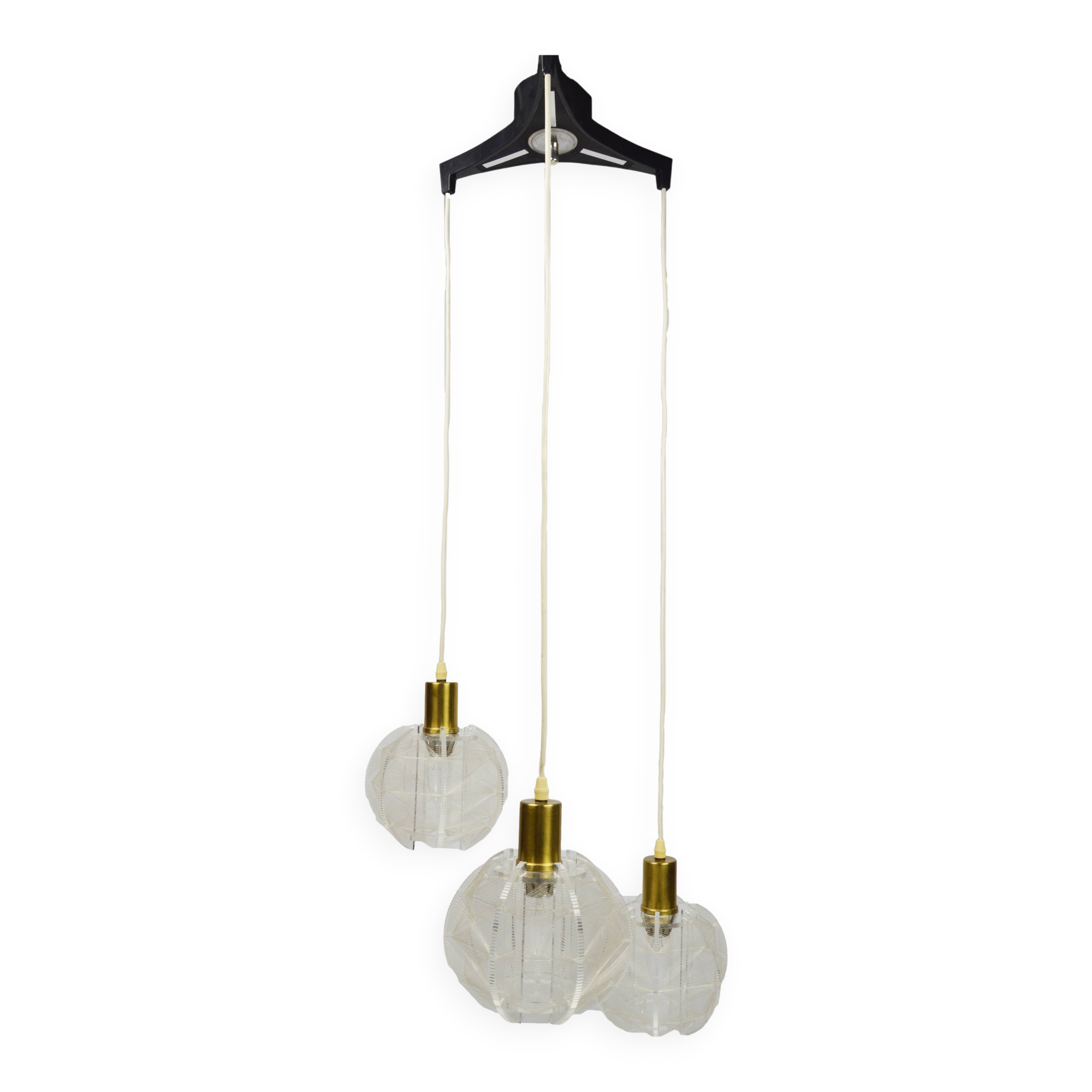 Cascade lamp, space age, 1970s