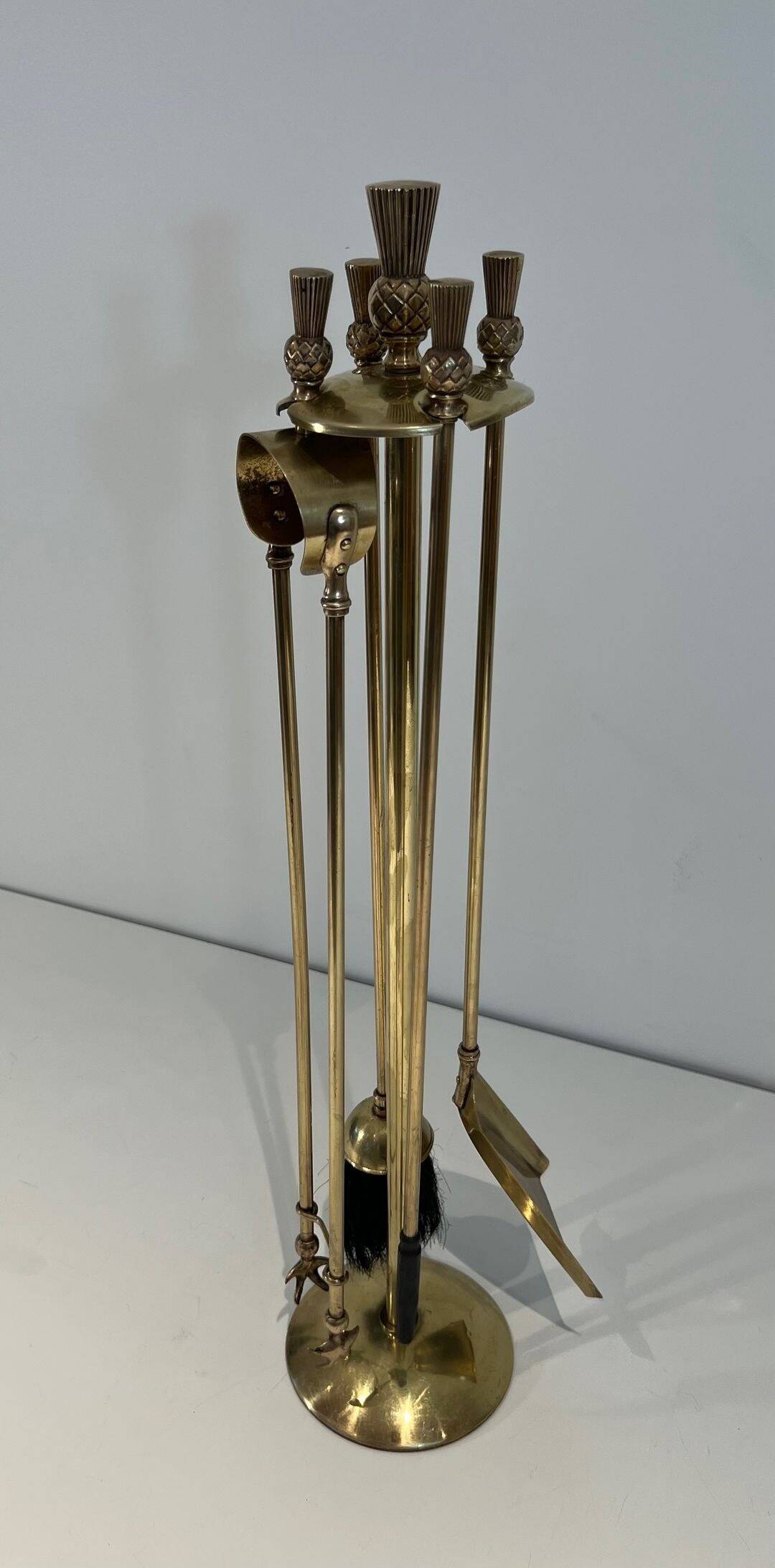 Neoclassical Brass Fire Necessity Model Pineapple, in the Go