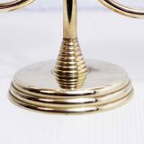 Bougeoir style art deco en laiton