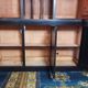 Vintage painted wooden bookshelf