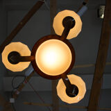 Lustre en bois Art Déco, années 1930