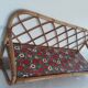 Wall rattan wicker vintage shelf  60s/70s