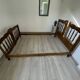 Bed 130 Provencal style solid wood