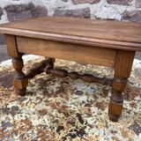 Vintage rustic footrest