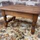 Vintage rustic footrest
