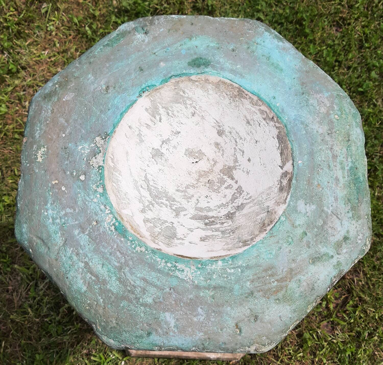 Holy water font on stone column (17th century)