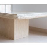 Travertine table