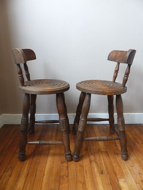Children's chairs wooden gross 50s