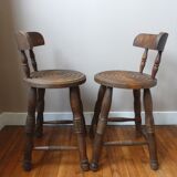 Children's chairs wooden gross 50s