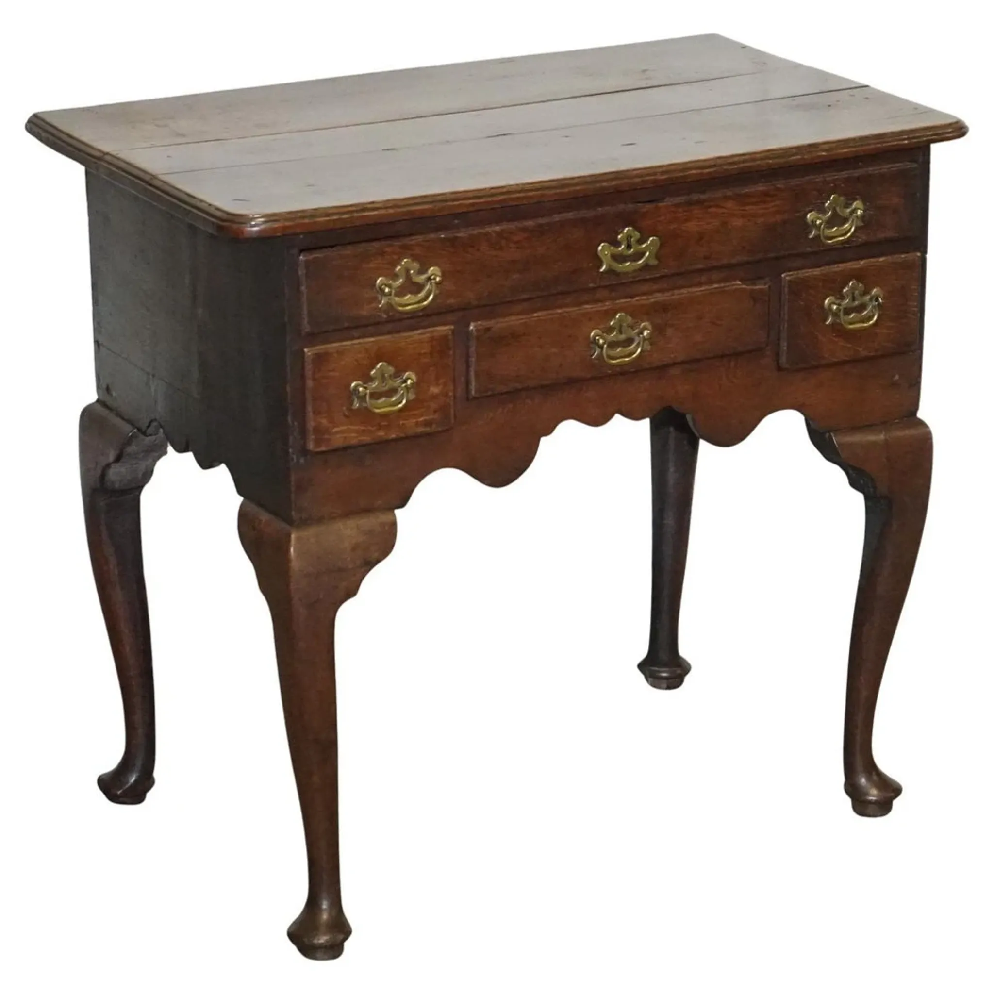 Antique Georgian Oak Desk, 1700s