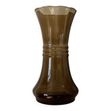 Smoked glass vase Verextrafort Belgium