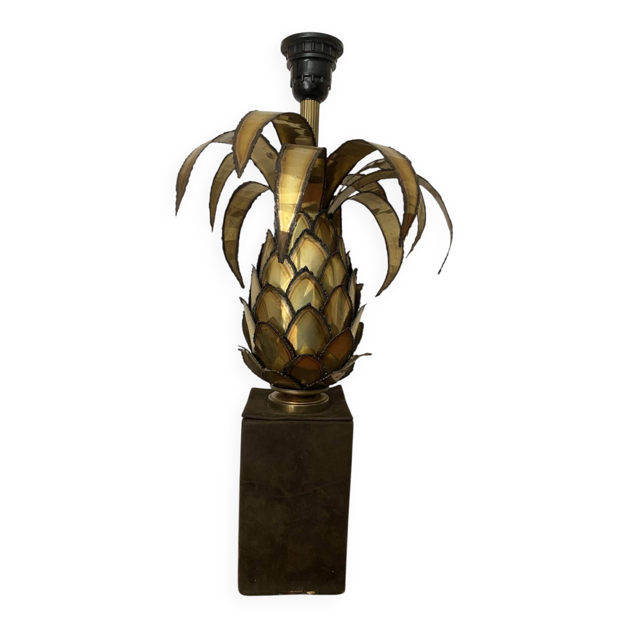 Vintage Pineapple Lamp Maison Jansen