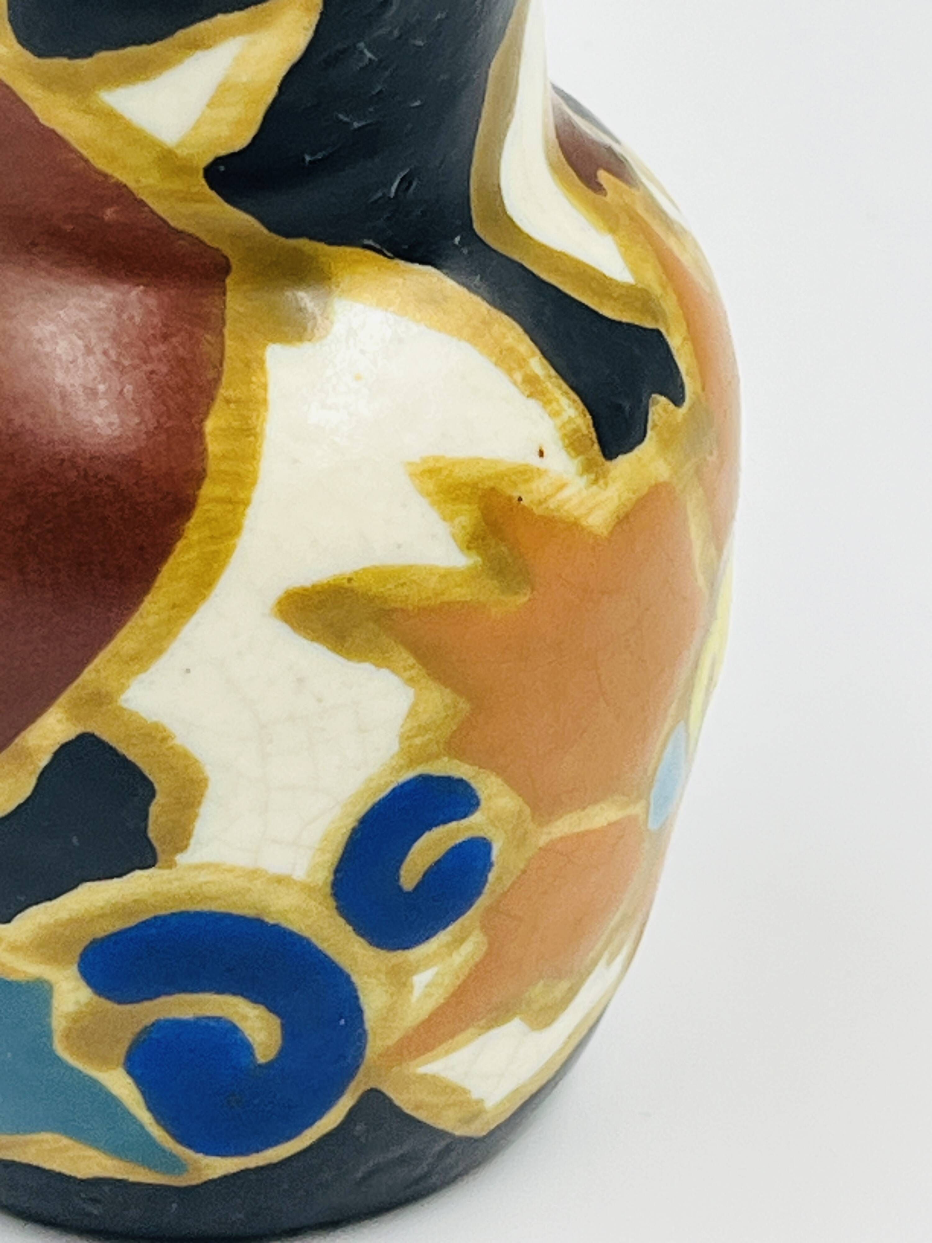 Miniature Art Deco vase by Émile Lombart