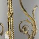 Louis XV style chandelier in bronze and glass, 19th century