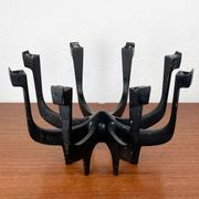 Danish metal candlestick in mid-century style by Gunnar Cyren for Dansk Designs Denmark, 1960s.