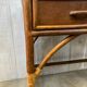Rattan console/desk