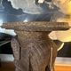 Rattan Elephant table in the style of Vivaï del Sud, Italy 1970