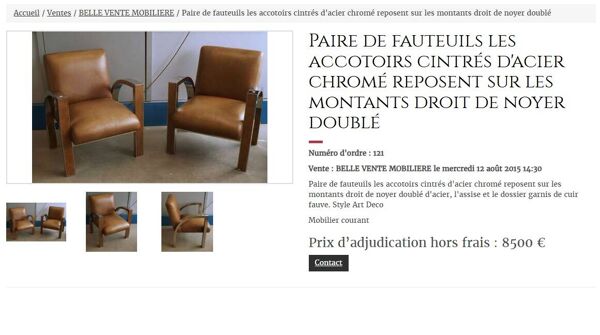 Fauteuil dit aviateur en placage de noyer et métal chromé, 1970