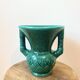 Green Vallauris ceramic vase