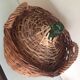Vintage dressing Wicker bottle