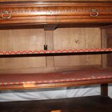 Ancient buffet on marble