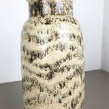 Pottery fat lava multi-color 204-41 floor vase made by Scheurich, 1970s
