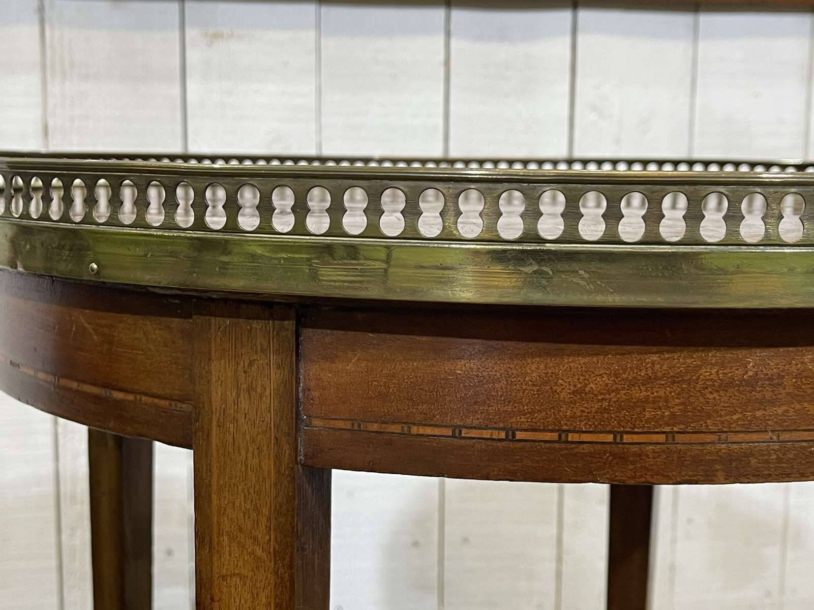 Louis XVI style mahogany side table