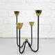 Mid-Century Scandinavian candlestick, Gunnar Ander's candle holder for Ystad Metall, Sweden