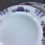 Limoges porcelain plates UML art deco