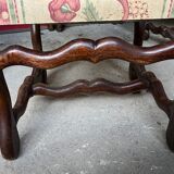 Suite 4 chairs Louis XIII style sheepbone