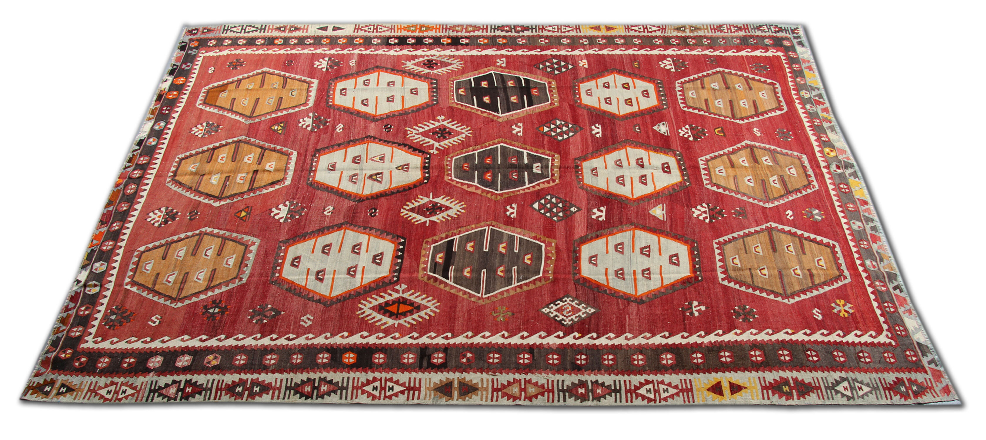 Antique turkish carpet 245x350cm