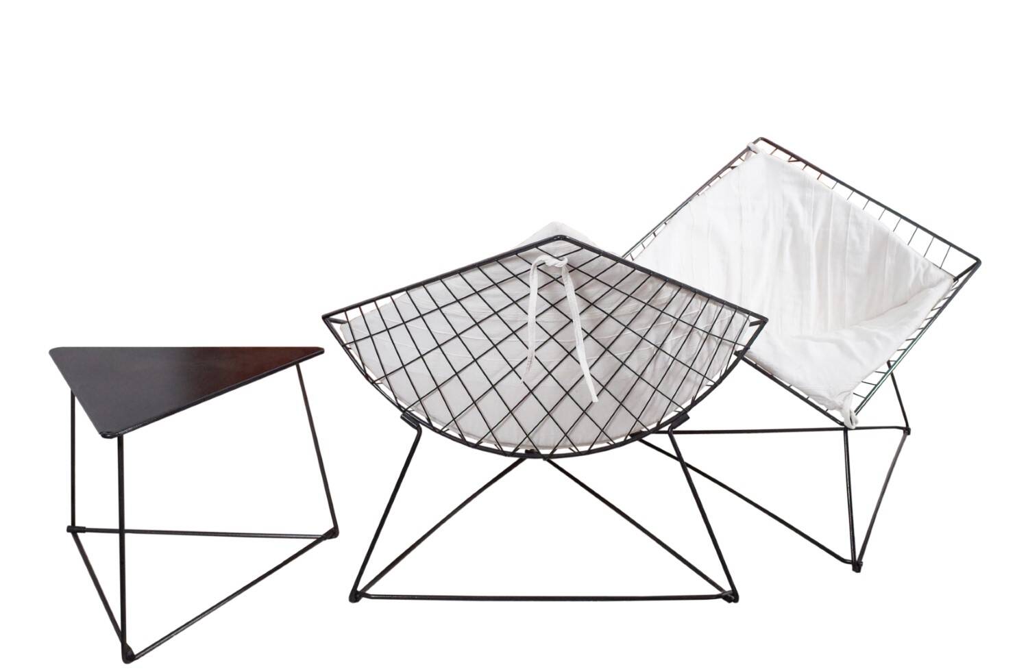 2 x OTI Gammelgaard Diamond Sessel + Tisch