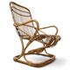 Vintage bamboo rattan armchair Tito Agnoli circa 1960