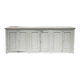 Enfilade vintage patine gris clair