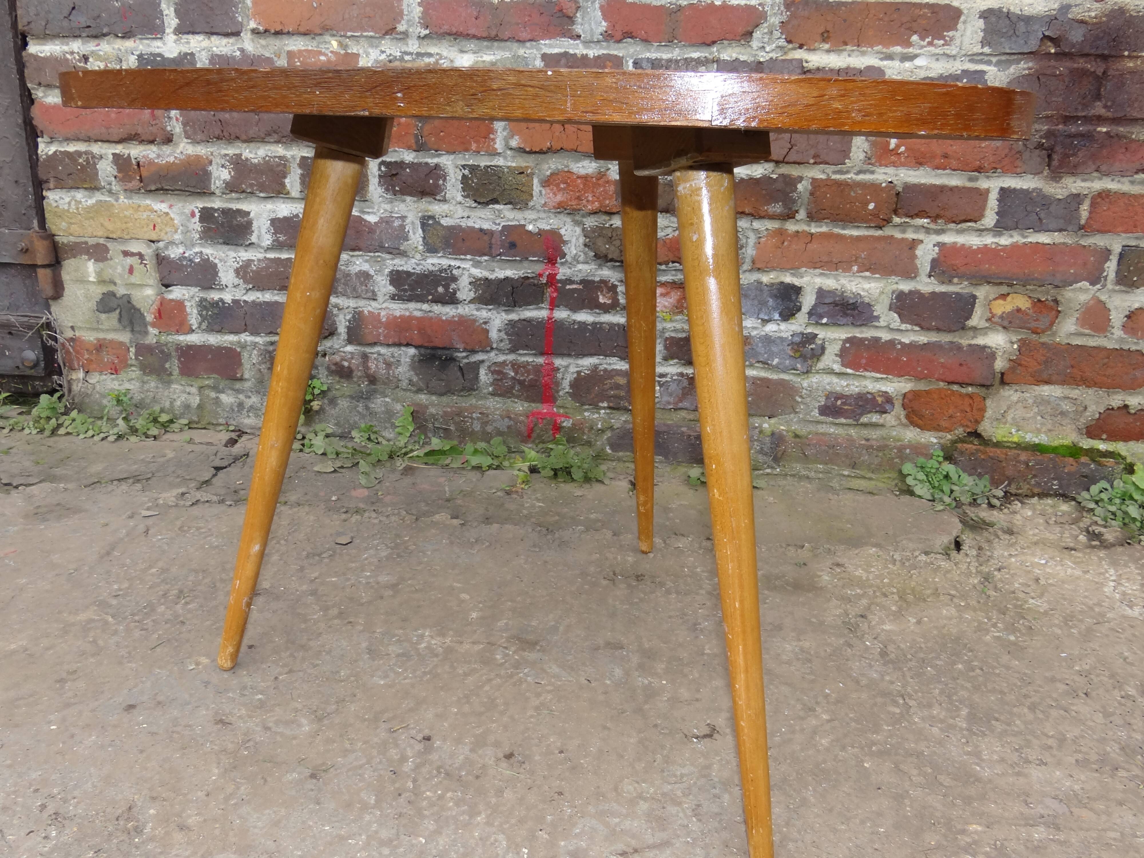 1950 free-form side table