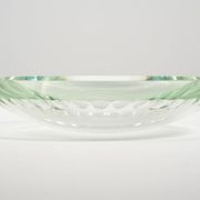 Citrine glass bowls Art Deco circa 1930