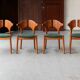 Ensemble de 4 chaises de salle à manger par Schou Andersen