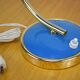 Vintage blue desk lamp