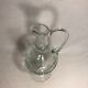 Former pitcher Ewer molded Crystal polished jug Vintage