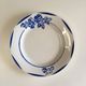 Set of 6 vintage earthenware plates - 1940s-1950s