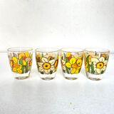 Vintage floral glasses